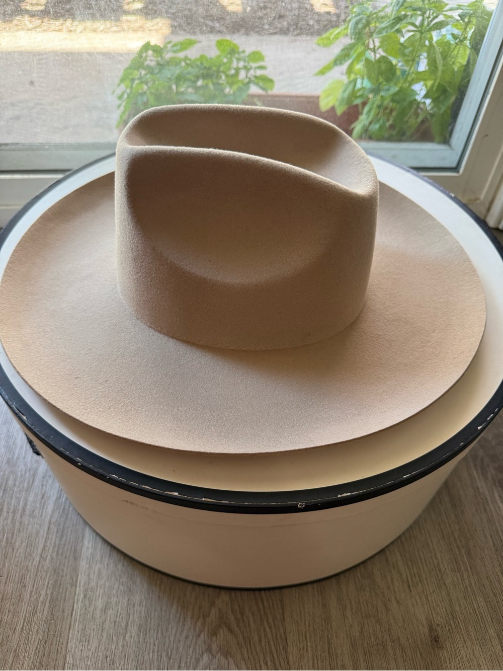 lack of color cassidy western flicked up brim wool cowboy hat size large NEW